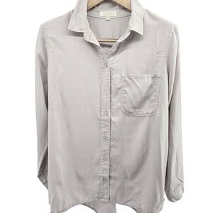 Side Stitch Los Angeles Button Down Shirt Light Mauve Long Sleeve Pocket M